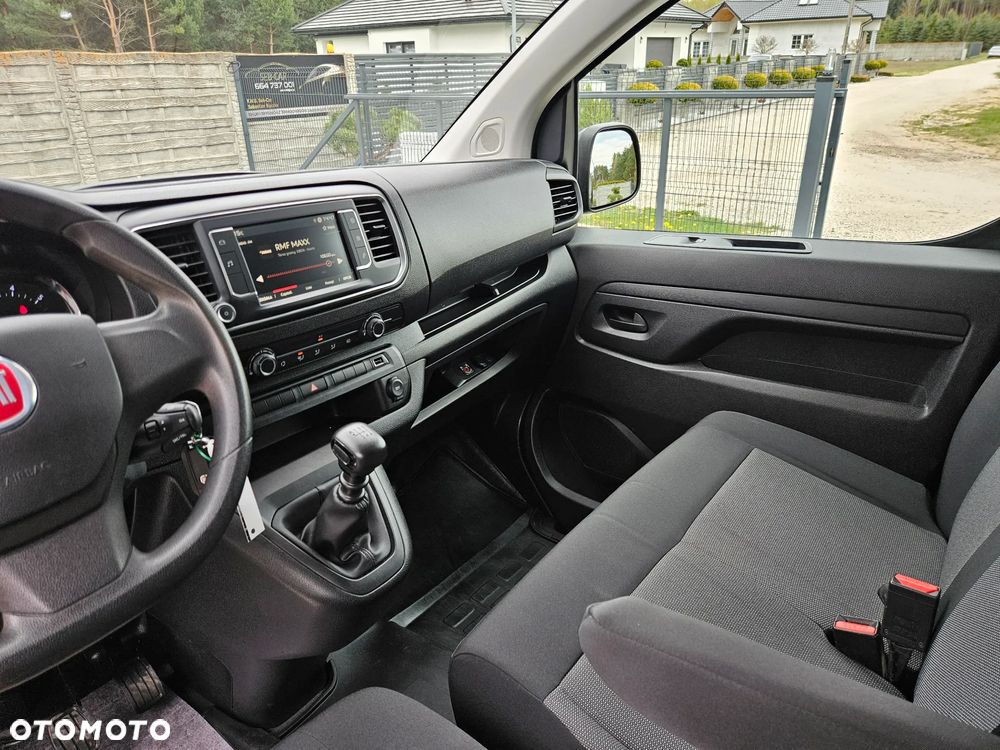 Fiat SCUDO Extra Long Brygad. 6os 2x boczne drzwi Składana przegroda SalonPL FV23% - 6