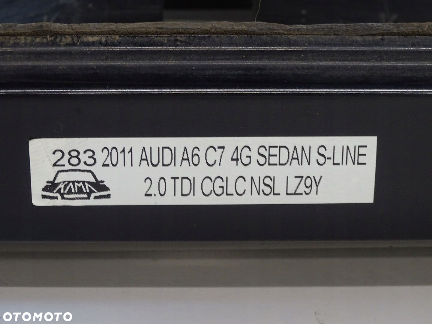 LISTWA PROGOWA LEWA AUDI A6 C7 4G SEDAN / KOMBI S-LINE LZ9Y 4G0853859F - 11