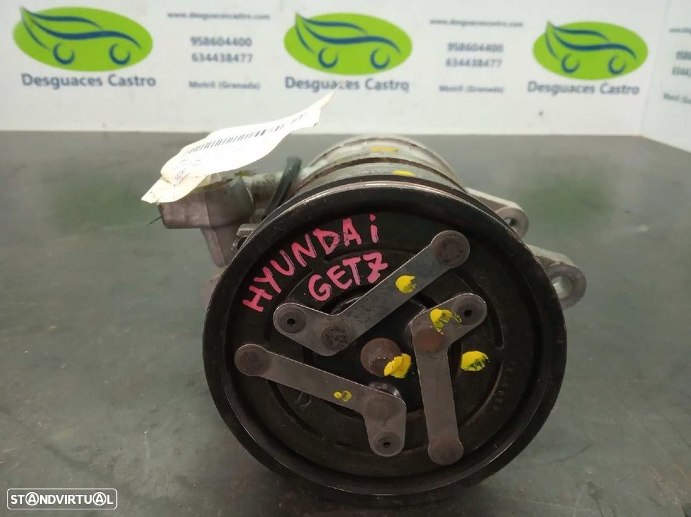 COMPRESSOR AR CONDICIONADO HYUNDAI GETZ 2003 -977011CXXX - 1