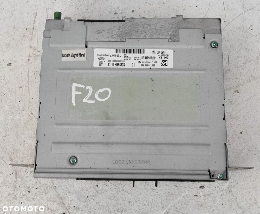 RADIO CZYTNIK NAWIGACJI BMW F06 F07 F10 F11 F15 F20 F21 F30 9365837 - 1