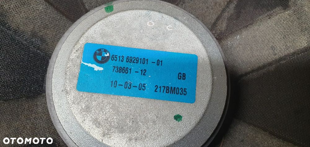 Głośnik subwoofer prawy BMW 6 E63 6929101 6919356 - 7