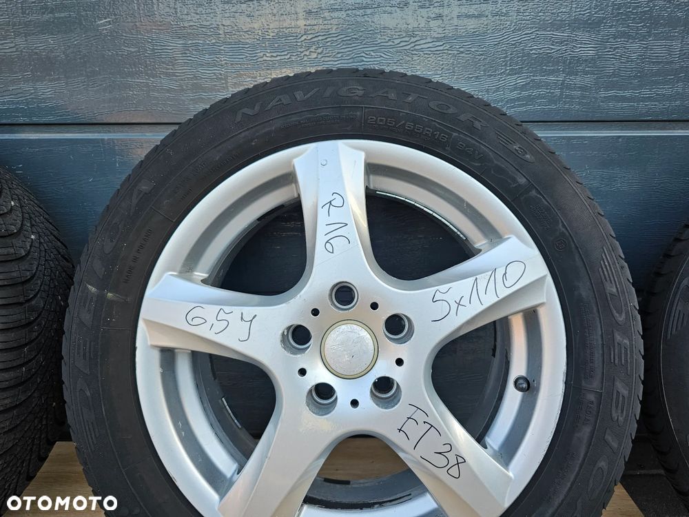 KOŁA FELGI ALUMINIOWE OPONY WIELOSEZONOWE OPEL VECTRA ASTRA ZAFIRA SIGNUM 16" 5x110 ET38 6,5J - 8