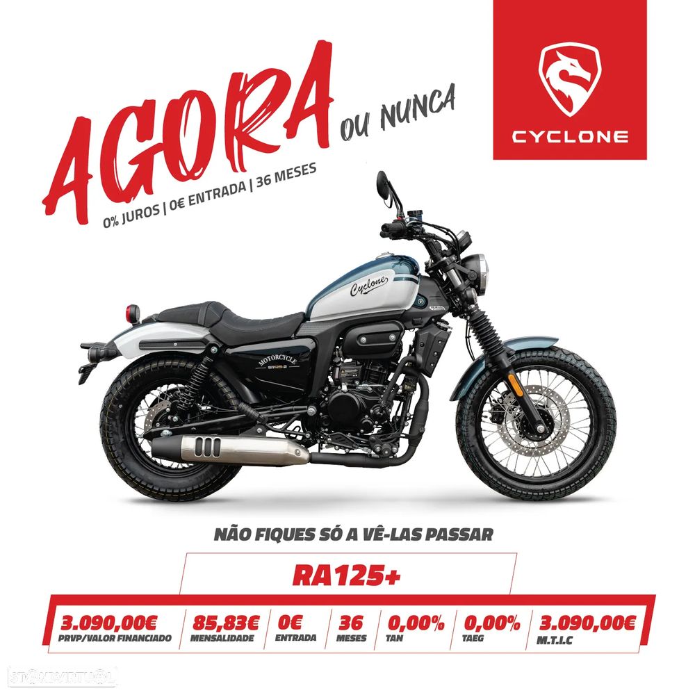 Cyclone RA125 Plus (FINANCIAMENTO 0% JUROS) - 1