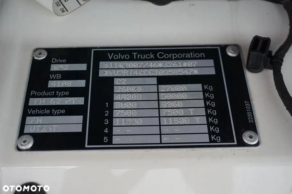 Volvo FH / 500 / EURO 6 / ACC / PUSHER / DMC 50 000 KG - 11
