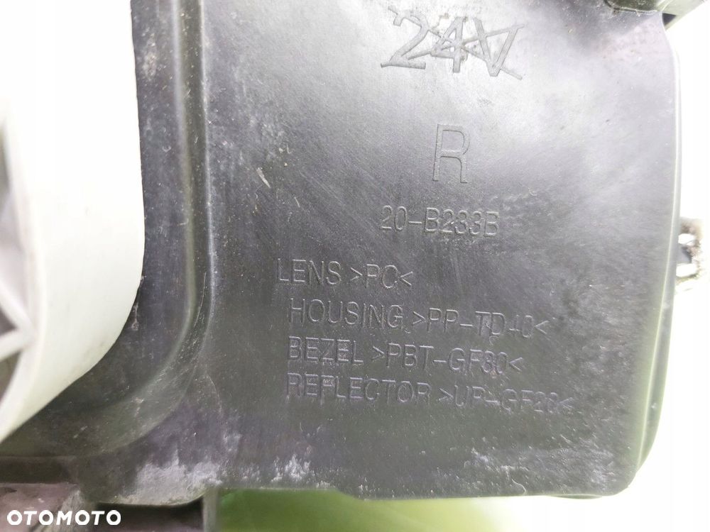 Reflektor lampa przód prawa Fiat Doblo I 2000-2004 R PRZED LIFT  20B233R - 3