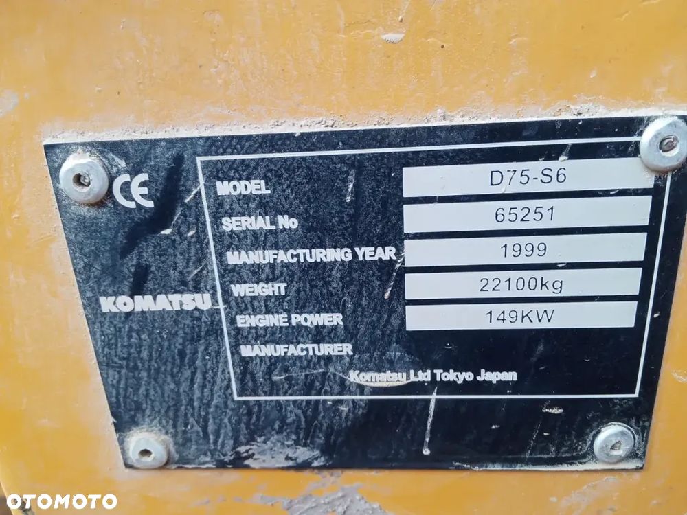 Komatsu D75 -S6 - 5