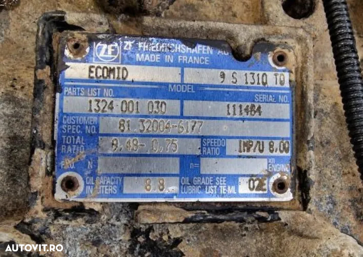 Cutie Viteza ZF Ecomid 9S1310 TO /1324001030 - 2