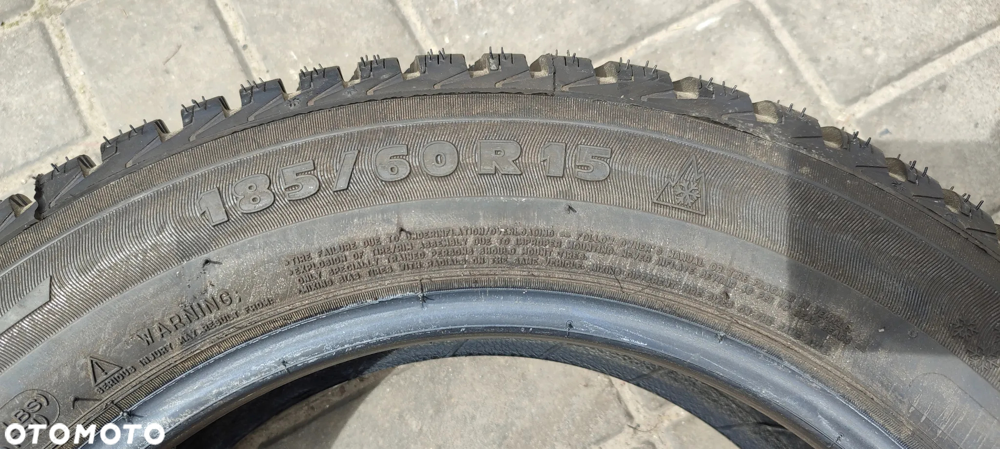 OPONY ZIMOWE 185/60 R15 MICHELIN ALPIN A4 (0817) ZIMA 4 SZTUKI KOMPLET - 6