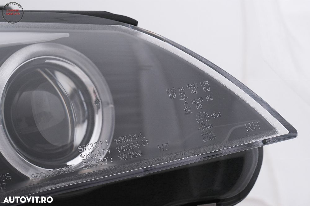 Faruri LED Angel Eyes BMW Seria 5 E60 E61 (2003-2007) LCI Design Negru- livrare gratuita - 14