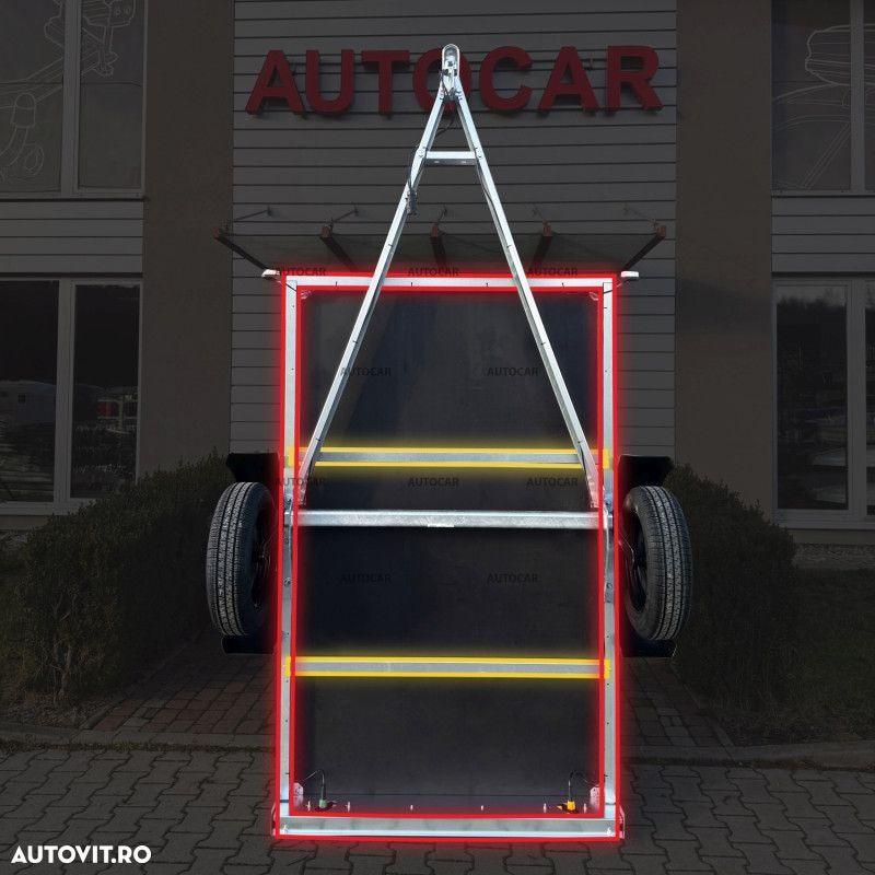 Autocar Remorca Autocar A210 fara sistem de franare cu o singura axa 750kg - 13