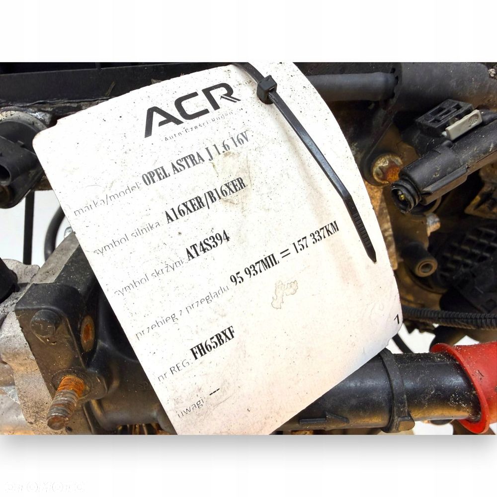 SILNIK B16XER A16XER Opel Astra IV J III H Zafira B 1.6 16V 115KM 157 337km - 12