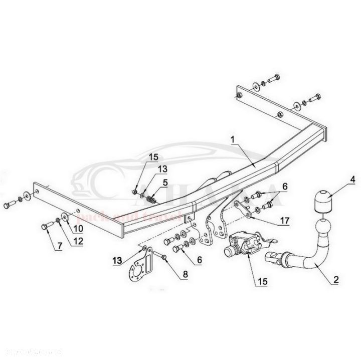 Hak Holowniczy Automat Do Skoda Fabia Ii Hatchback 2007-2010 - 3