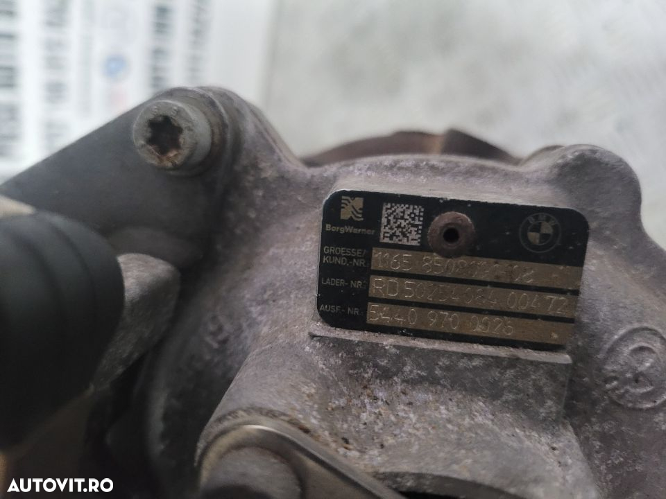 Turbo Turbina Bi-Turbo Biturbo Bmw F10 F11 F01 F06 F07 F12 F13 F25 F26 F15 F16 4.0 D 313 CP N57D30 - 8