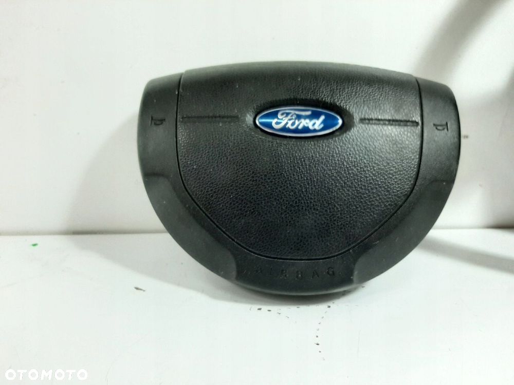 FORD FIESTA MK5/MK6 LIFT 06R KIEROWNICA SKORA PODUSZKA AIRBAG 6S6A-A042B85 - 7