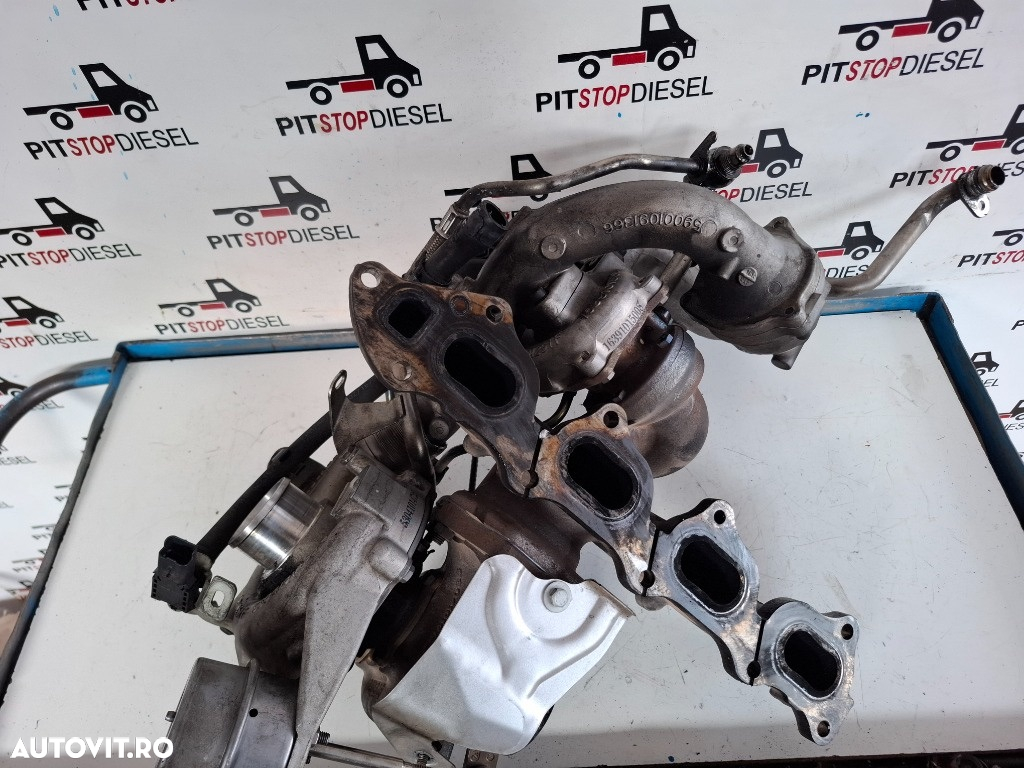 Turbina Biturbo Ford EDGE 2.0 TDCI 53049700201 / G2GQ6K682AD 2017 2018 2019 2020 - 4