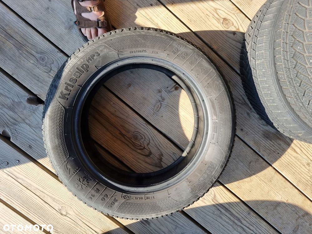 Opona zimowa Kleber Krisalp HP3 205/60R16 92H 2021r,6/5,8mm bdb stan - 10