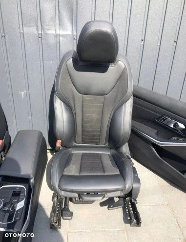 FOTELE TAPICERKA BMW 3 G21 SPORT GRZANE MANUALNE SKÓRA / MATERIAŁ KOMPLET - 2