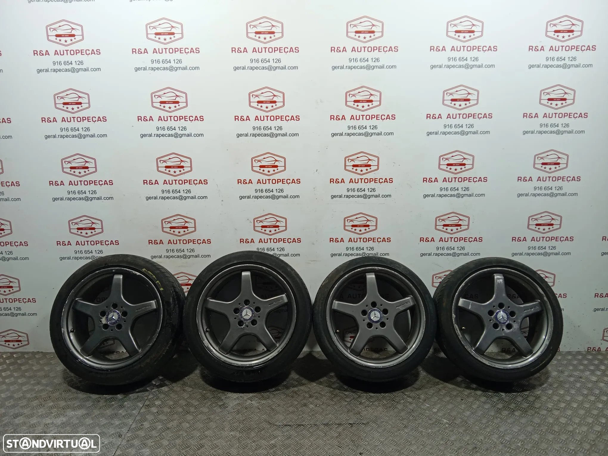 Jantes Originais 18 Mercedes W211 AMG    Ref A2114012202-A2114012102 - 5