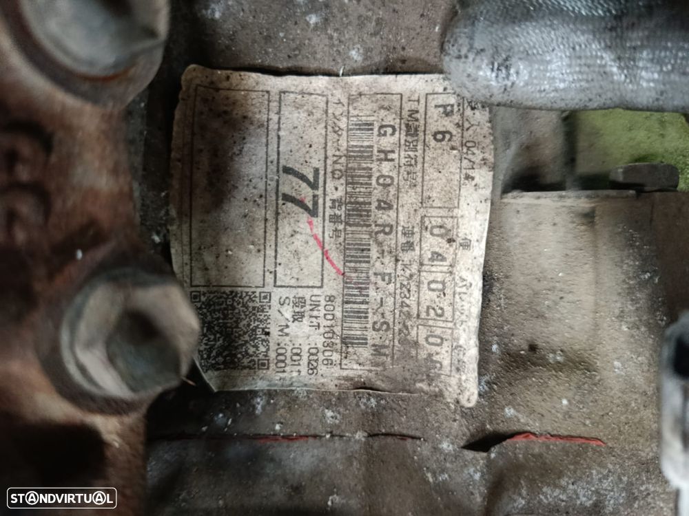 Caixa de velocidades Toyota Yaris 1.4 D4-D REF: GH04R-F-SM - 4