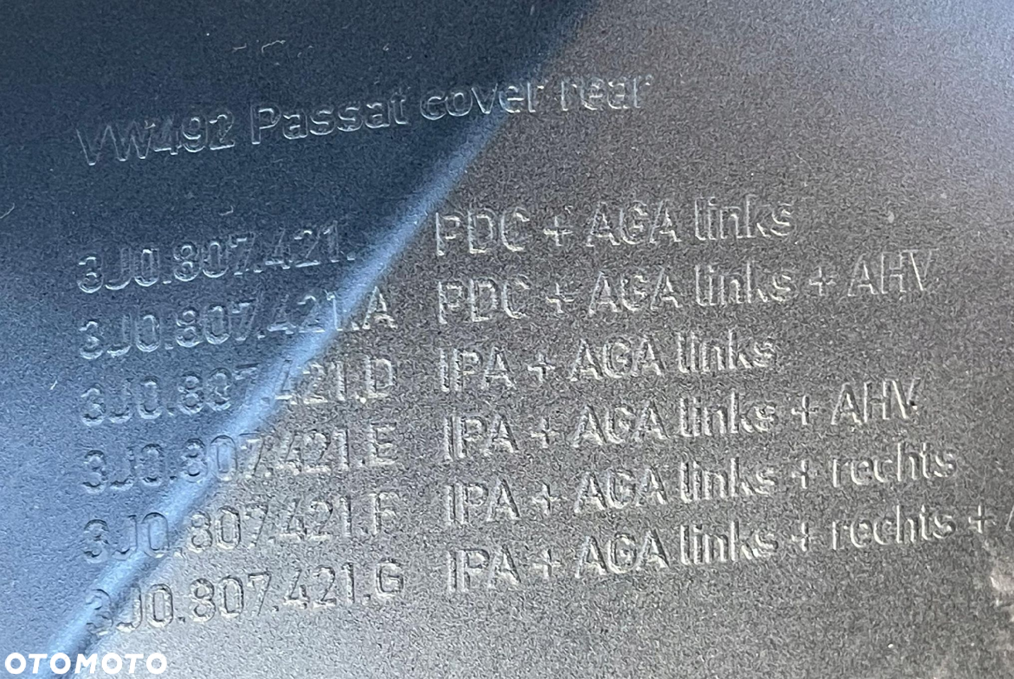 VW PASSAT B9 KOMBI ZDERZAK TYŁ TYLNY PDC - 12
