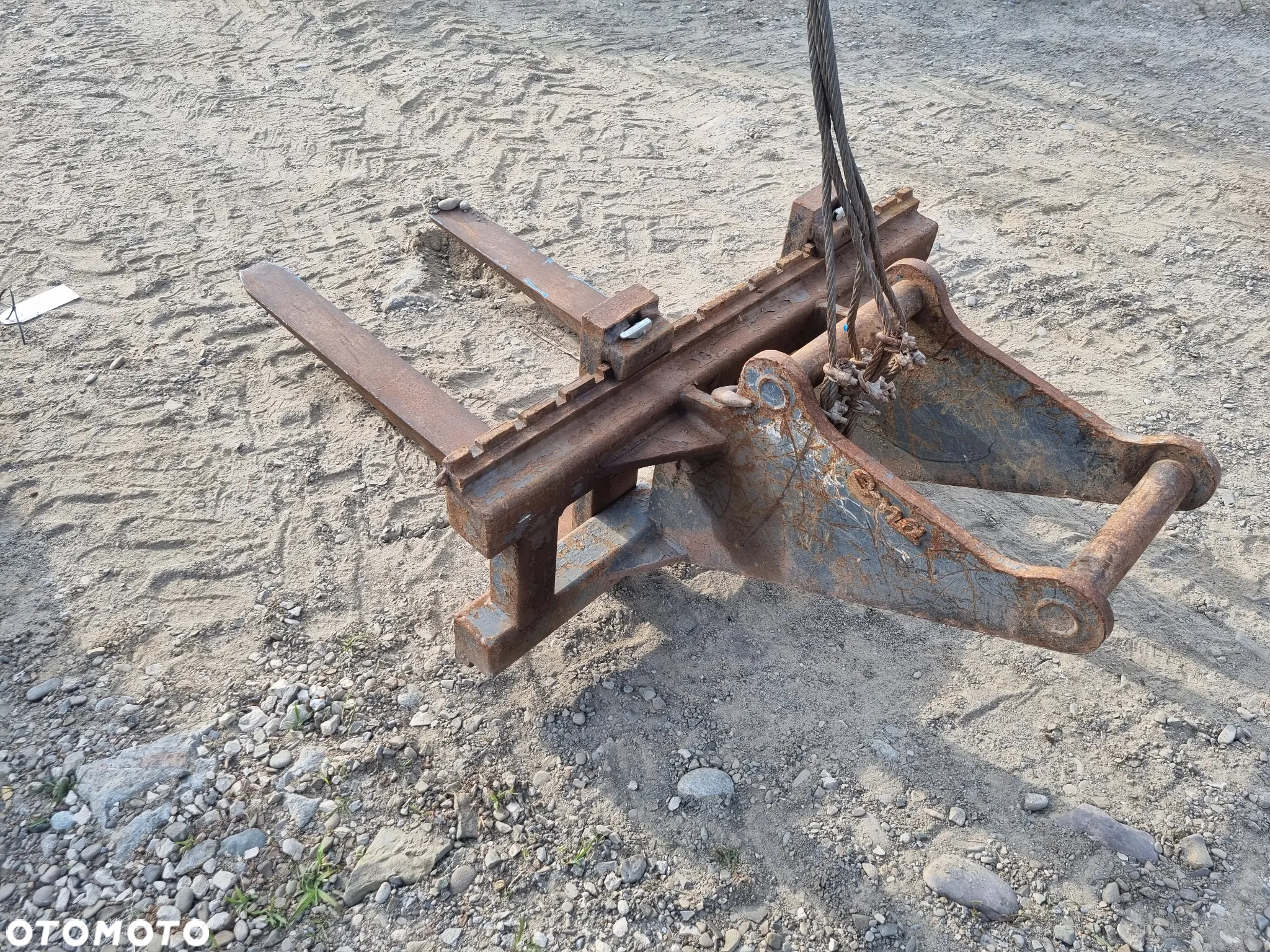 Widły do koparki EMA S60 5t ton rototilt koparka - 3