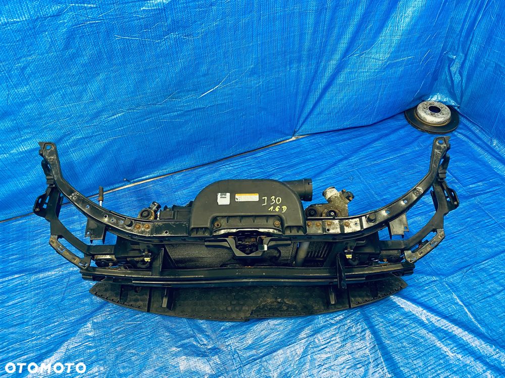 PAS PRZEDNI WZMOCNIENIE BELKA CHŁODNICE WENTYLATOR KOMPLET HYUNDAI I30 1.6CRDI 07-12R MANUAL ORYGINAŁ - 2