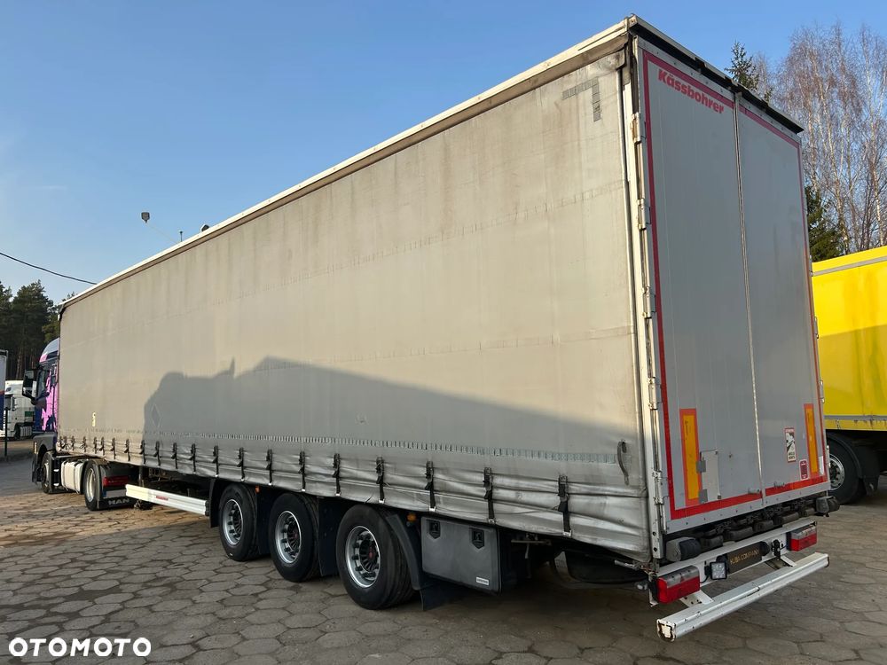 Schmitz Cargobull KASSBOHRER MEGA / FIRANKA / OSIE SAF R 19.5 / BARDZO ŁADNE OPONY / DWA KOŁA ZAPASOWE / REGULOWANY PODNOSZONY DACH / 3 SZTUKI / 2016 ROK PRODUKCJI !! - 3