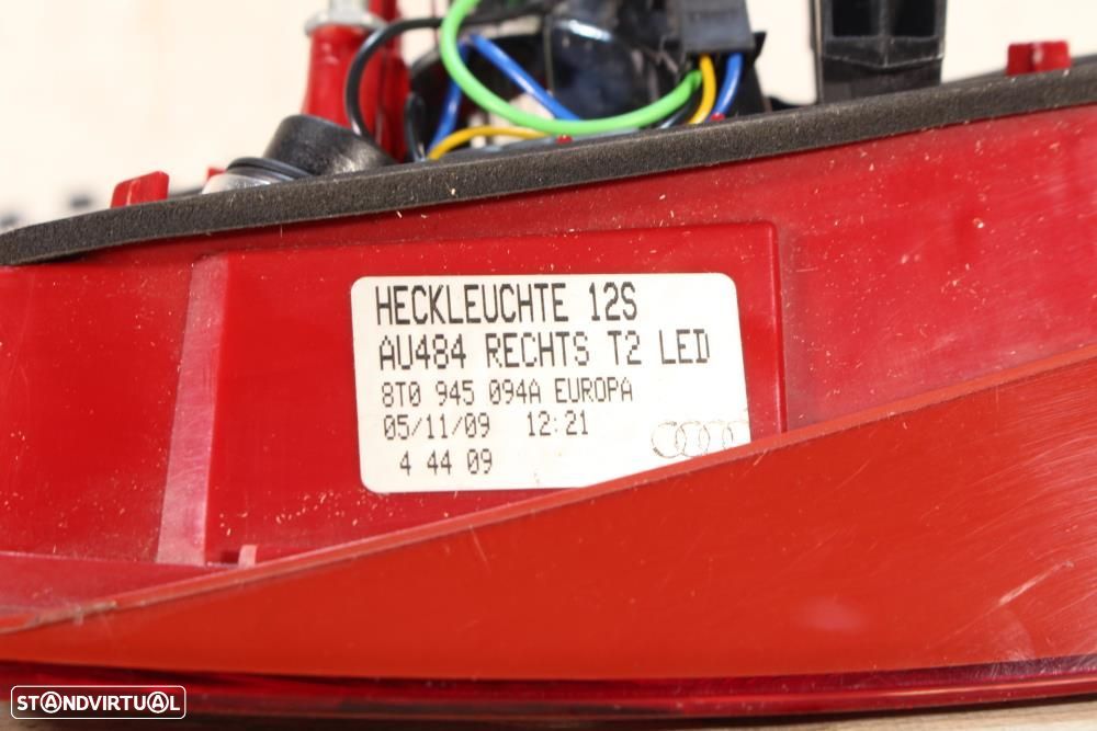 Farolim Direito Audi A5 Sportback (8Ta)  8T0945094a / Lado Passageiro - 8