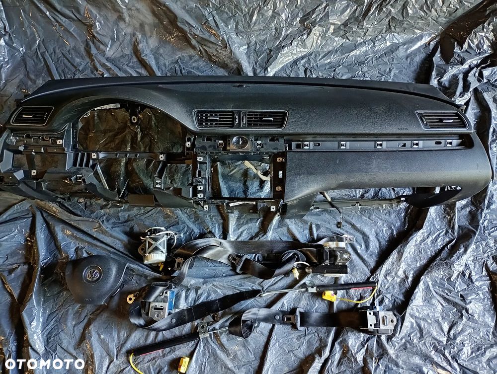 Deska Kokpit Passat B7 Kompletna Oryginał - 1