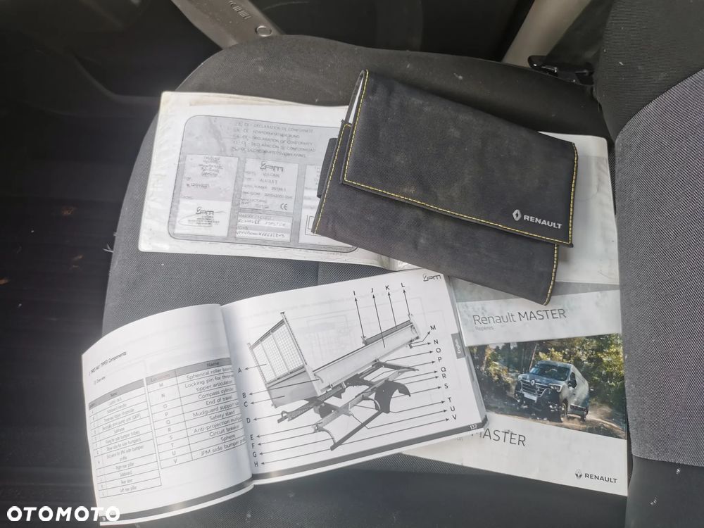 Renault Master 2.3dCi-130KM Brygadówka wywrotka 48.800km przebieg kiper doka Dubel klimatyzacja - 14