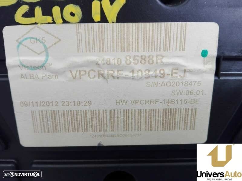 QUADRANTE RENAULT CAPTUR 2012 -248104203R - 1
