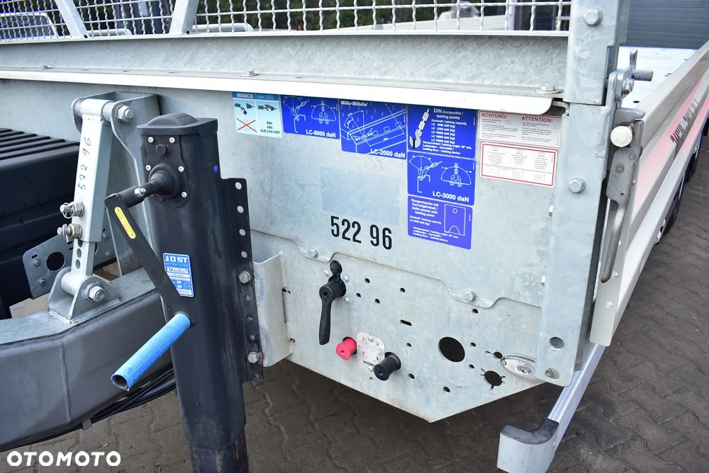 Müller-Mitteltal Przyczepa niskopodwoziowa/ Tandem/ do transportu maszyn budowlanych, kontenerów/ DMC : 18.000 KG/ Najazdy/ Sprowadzona z Niemiec / Jak nowa ! - 22