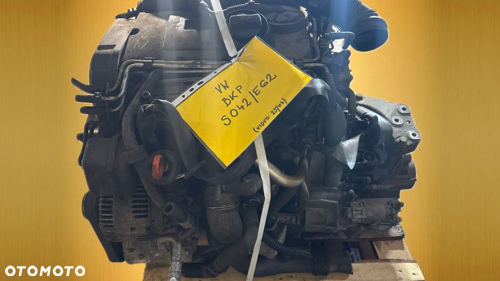 Volkswagen BKP 2.0 diesel silnik kompletny z pełnym osprzętem gotowy do montażu VIDEO PRACY SILNIKA - WHATSAPP LUB LINK W OPISIE - 4