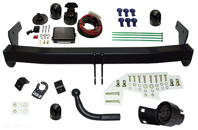 NOWY SOLIDNY POLSKI HAK HOLOWNICZY FIRMY AUTO-HAK SŁUPSK+MODUŁ13PIN DO PEUGEOT207 HATCHBACK HTB HB - 1