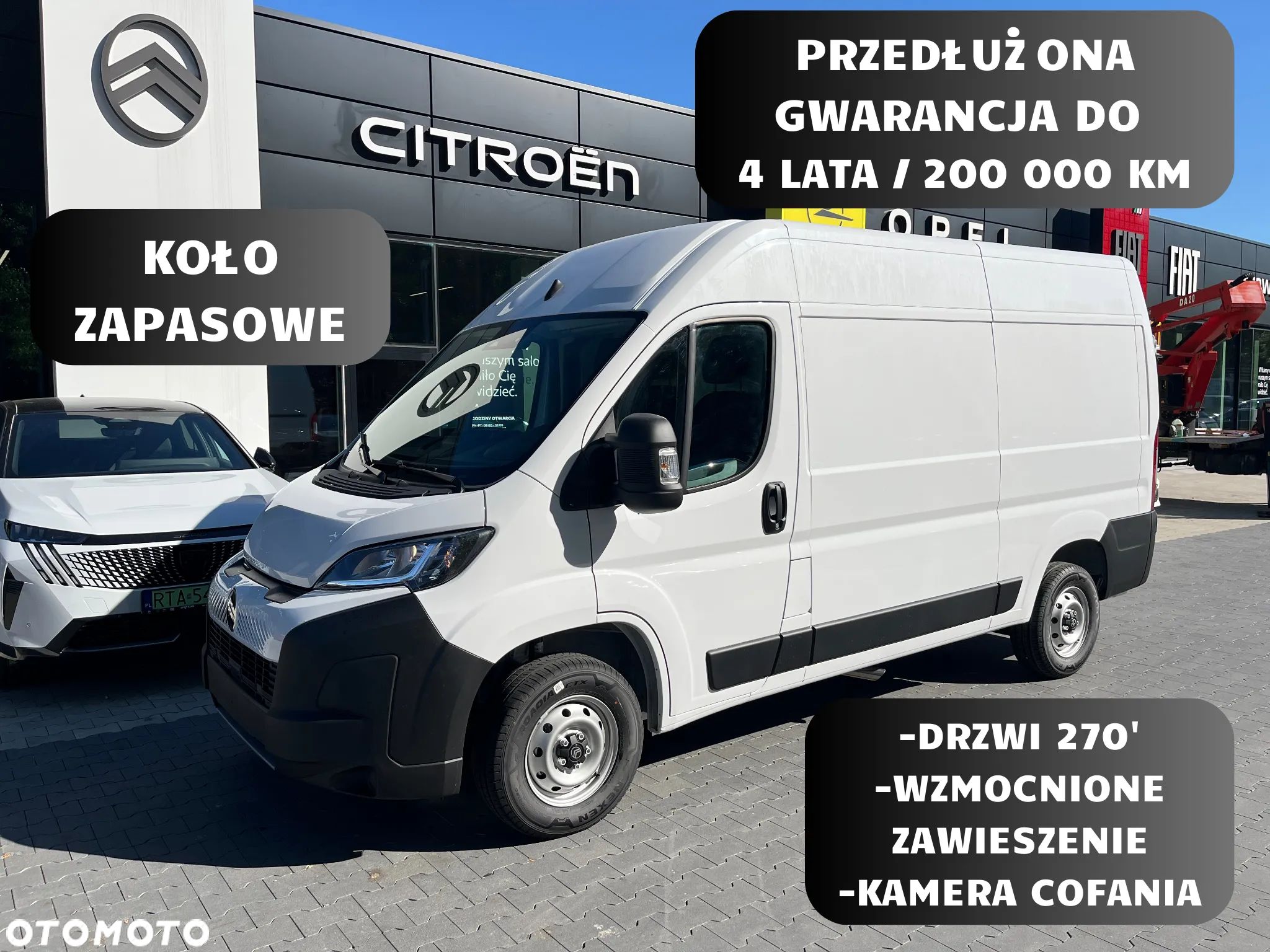 Citroën Jumper Furgon Blaszak L2H2| 2.2 140KM| DMC 3.5t| NOWY | 2025 rok - 1