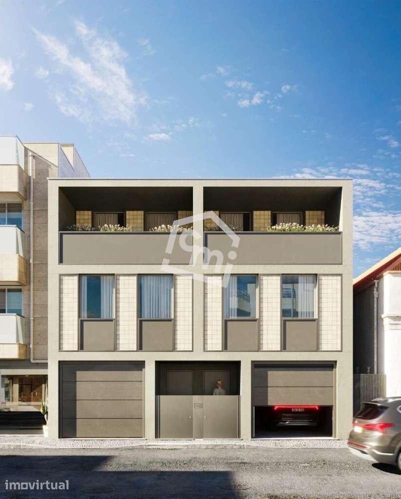 Moradia Contemporânea com Jardim e Piscina no Centro de Matosinhos - Grande imagem: 4/8