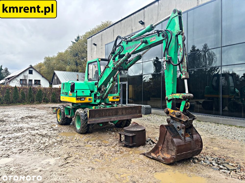 Komatsu PW 75 R KOPARKA KOŁOWA 2000r. | Komatsu pw 98 liebherr 308 309 310 wacker 9503 terex 70 Yanmar 95 - 11