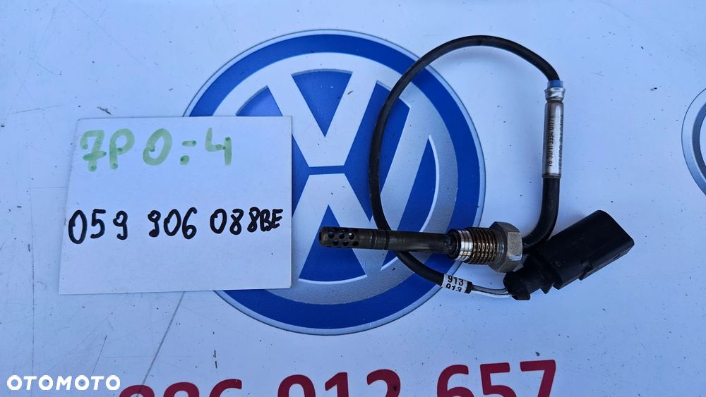 VW Touareg II 7P 2010- 3.0 TDI Sonda Lambda Czujnik temperatury spalin 059906088BG 059906262J 059906088BF 059906088BE - 5