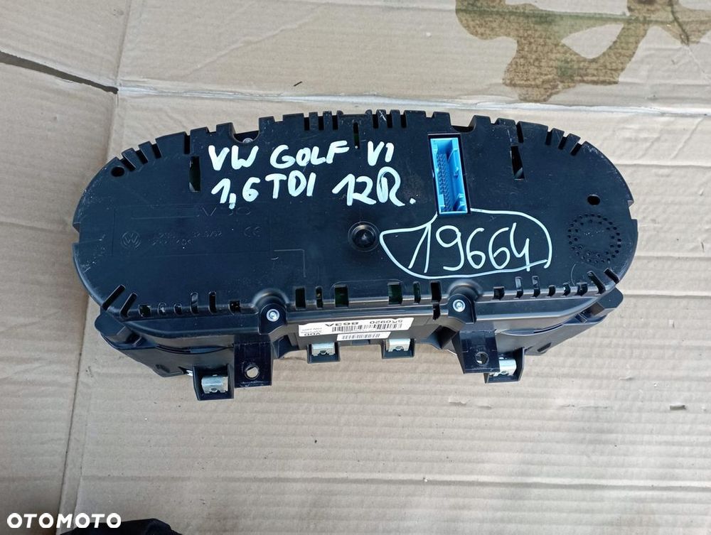 VW GOLF VI 6 LICZNIK PRĘDKOŚCIOMIERZ ZEGARY 5K0920863A EUROPA - 2