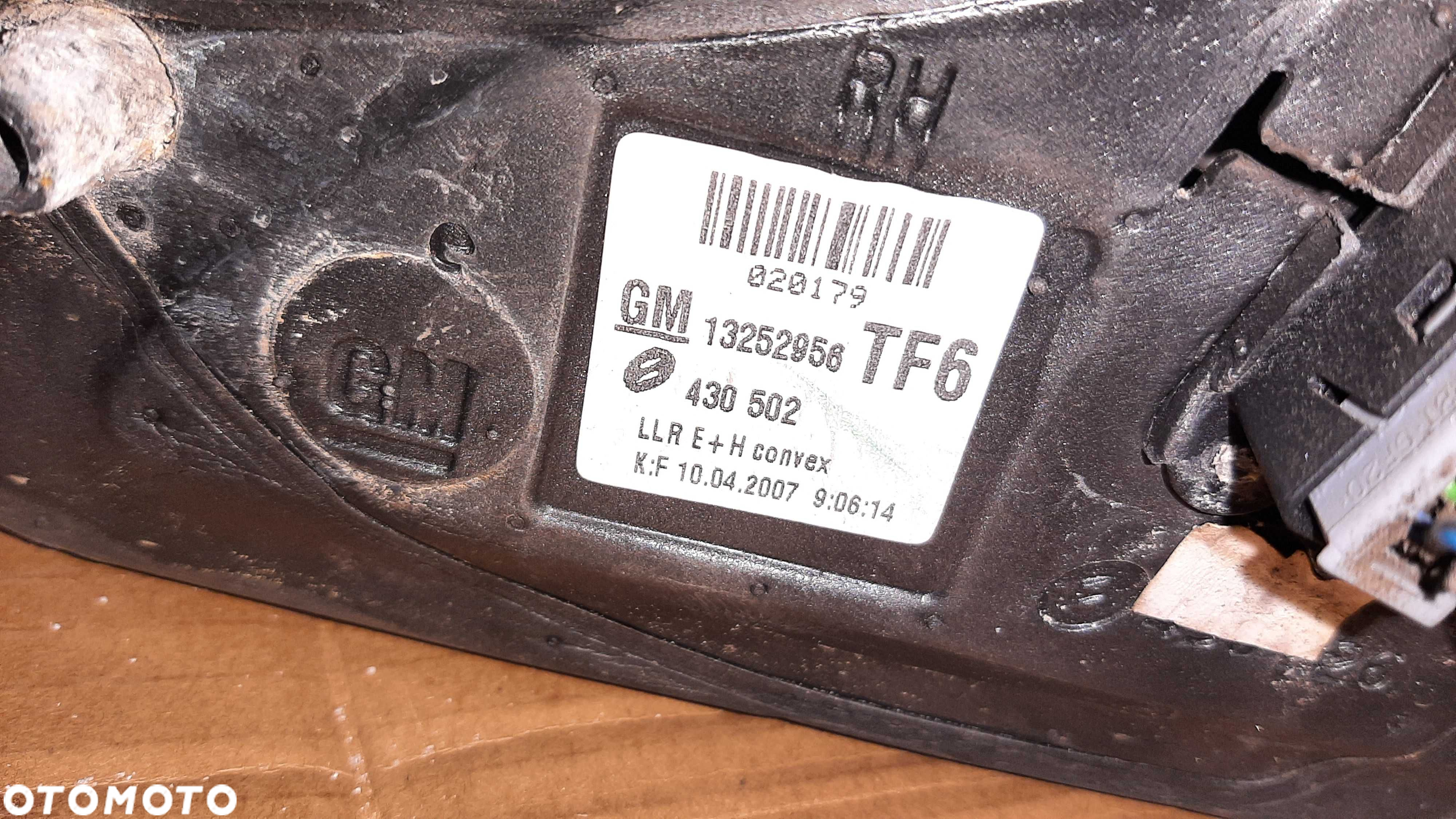 lak. Z155 Opel Astra H III lusterko zewnętrzne prawe  5 PIN - 4