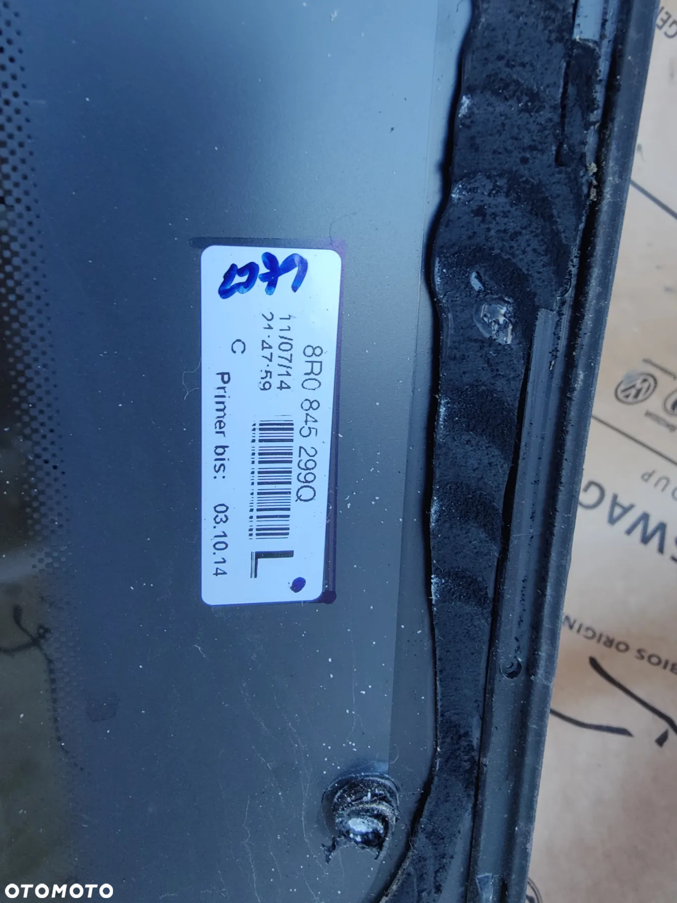 AUDI Q5 8R SZYBA TYLNA LEWA 8R0845299Q - 3