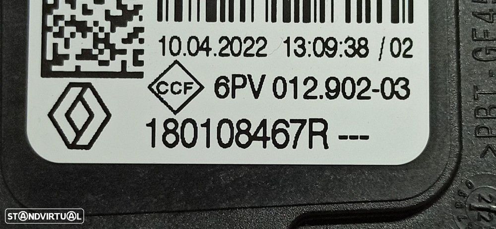 POTENCIÓMETRO PEDAL ACELERADOR RENAULT CLIO V EDITION ONE - 5