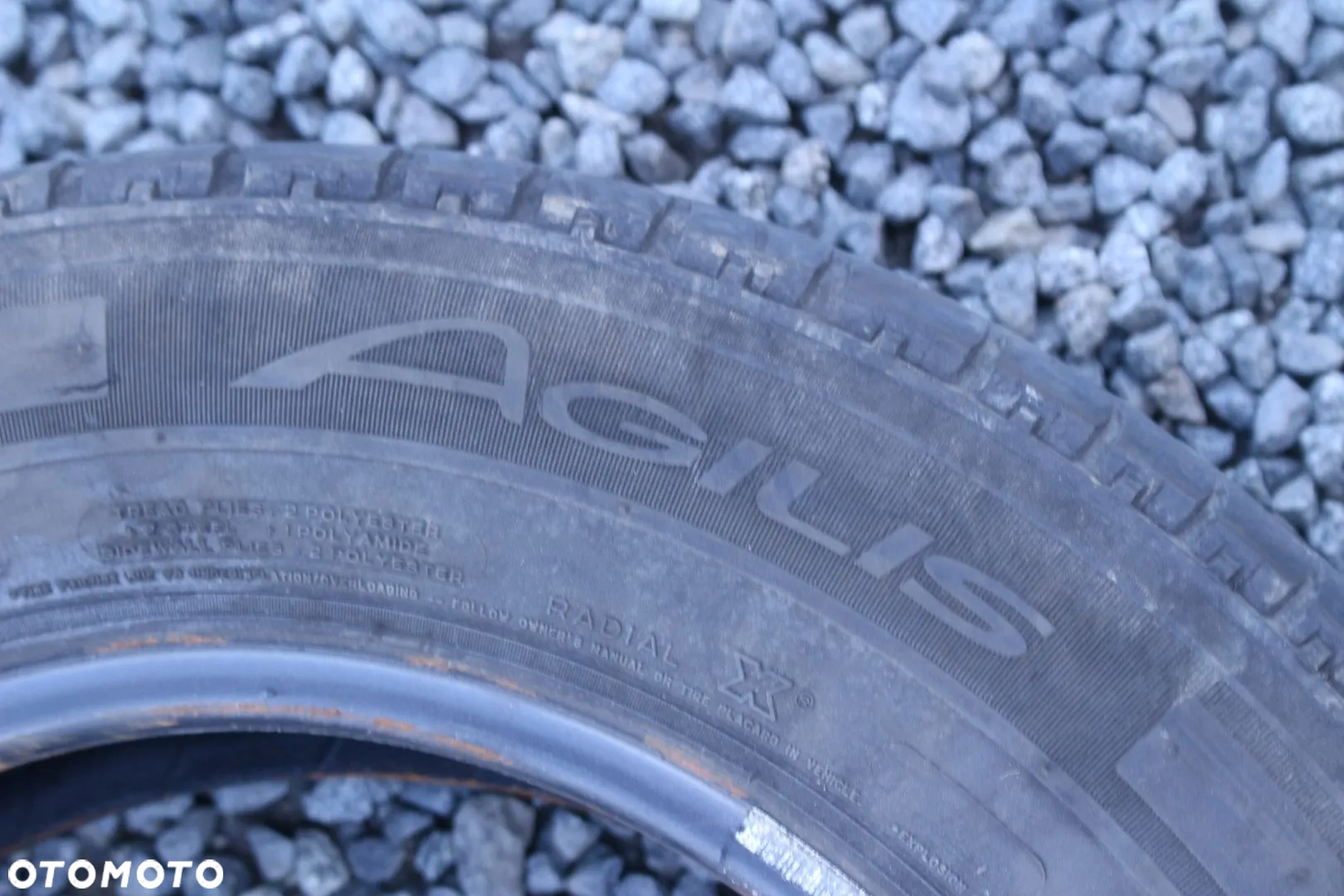 Opona Pojedyncza Wzmocniona 225/65 R16C Michelin Agilis 6mm. 19r. - 6