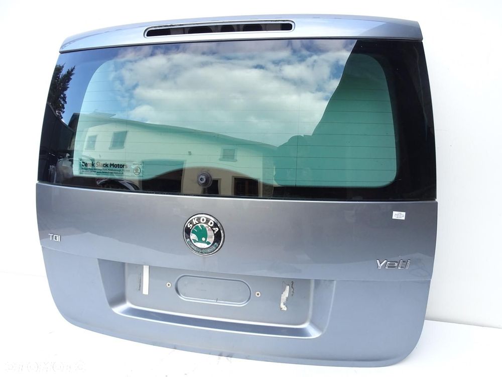 KLAPA TYŁ TYLNA BAGAŻNIKA + SZYBA LF8L SKODA YETI I 09-13r - 4