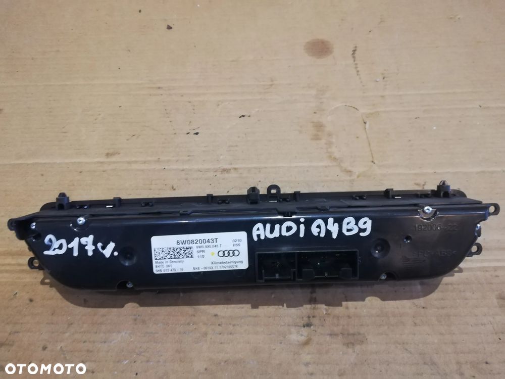 PANEL KLIMATYZACJI NAWIEWU AUDI A4 B9 A5 8W 8W0820043T - 2