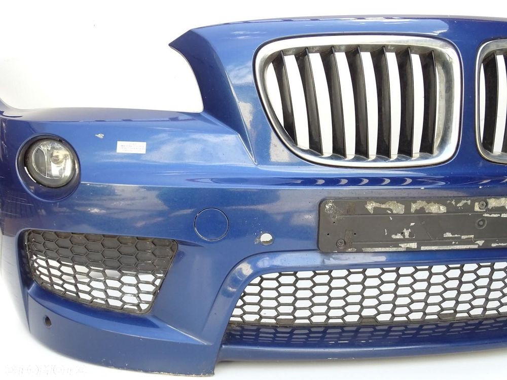 ZDERZAK PRZÓD ATRAPA 4x PDC LE MANS BLAU 381 BMW E84 X1 LCI LIFT M-PAKIET - 7