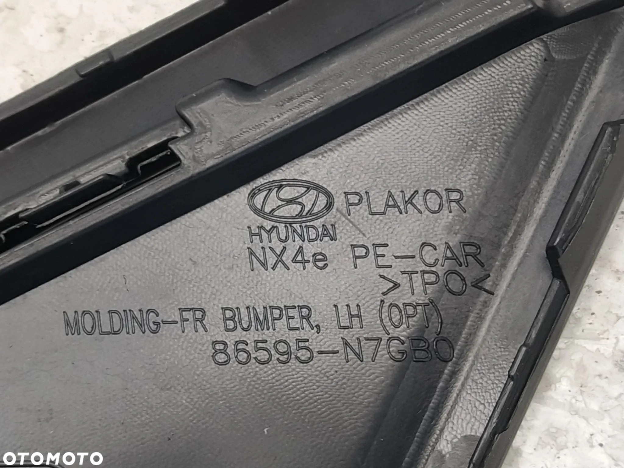 HYUNDAI TUCSON 4 IV LIFT 24- LISTWA LISTWY DOKŁADKA DEKOR ZDERZAKA PRZÓD PRZEDNI PRAWY LEWY KOMPLET ORYGINAŁ - 7