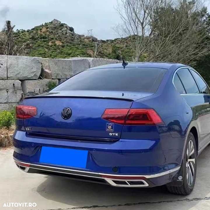 Eleron Portbagaj Lip Codita VW Volkswagen Passat B8 15-22, Negru Lucio - 5