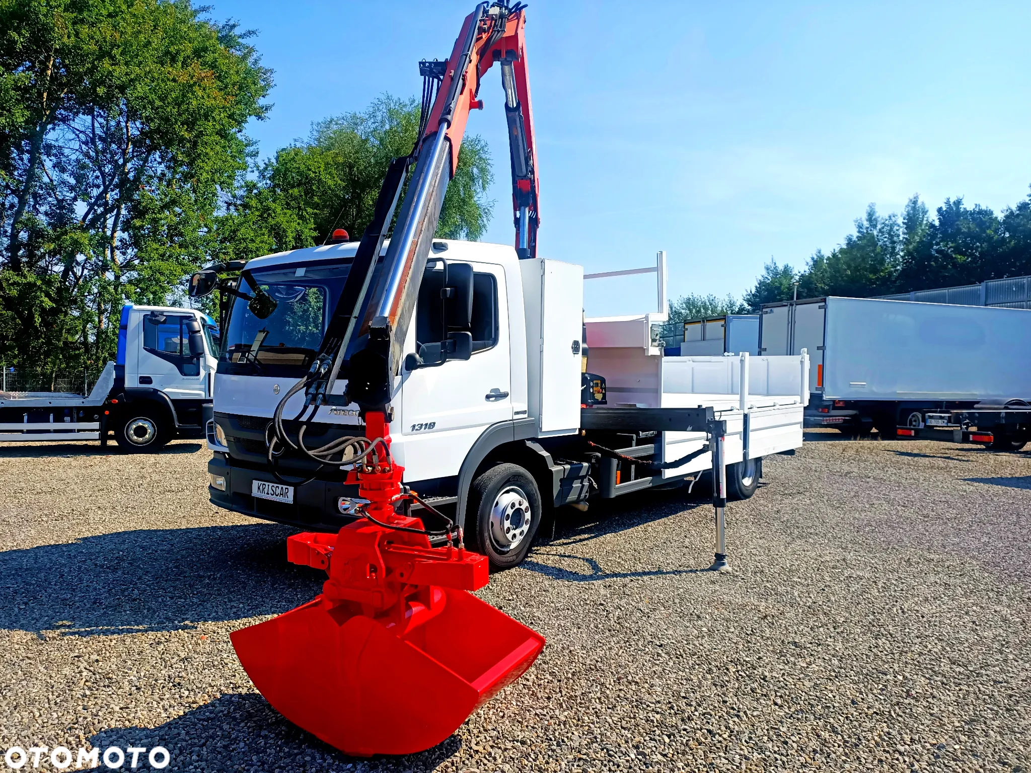 Mercedes-Benz Atego 1318N Wywrotka Żuraw Dżwig HDS Fassi F95 - 4