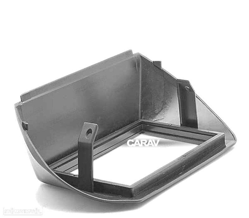 MOLDURA ADAPTADOR PRETO PARA RADIO 2-DIN PARA CITROEN NEMO PEUGEOT BIPPER FIAT FIORINO QUBO - 4